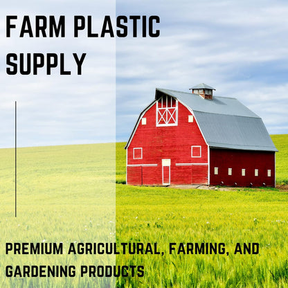 Farm Plastic Supply - Black Plastic Sheeting - 10 mil - (10' x 100') - Black Plastic Tarp, Polyethylene Vapor Barrier Plastic Sheeting, Construction Plastic, Black Painters Tarp, Heavy Duty Plastic