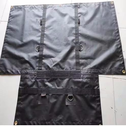 Super Tarps D-Ring Truck Cover Tarp – 18oz Heavy Duty Vinyl Flatbed Tarp (24' × 28')