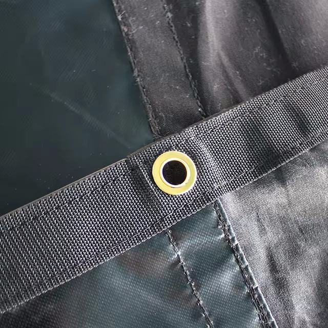 Super Tarps D-Ring Truck Cover Tarp – 18oz Heavy Duty Vinyl Flatbed Tarp (24' × 28')