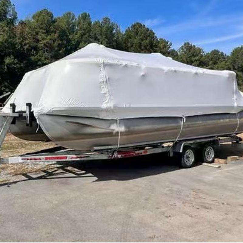 Super Tarps Heat Shrink Wrap Film – Heavy Duty Weatherproof Construction & Marine Cover (9–12 Mil)