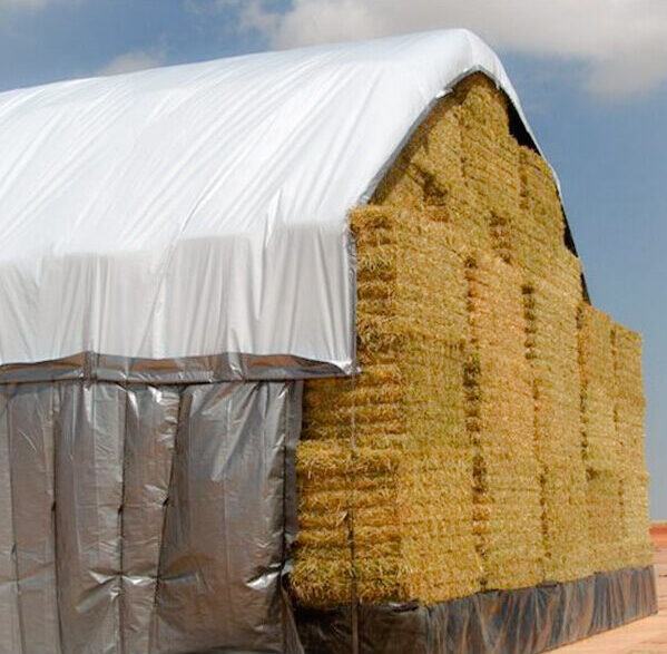 Super Tarps Heavy Duty Hay Cover Tarp – Waterproof HDPE Farm & Outdoor Protection