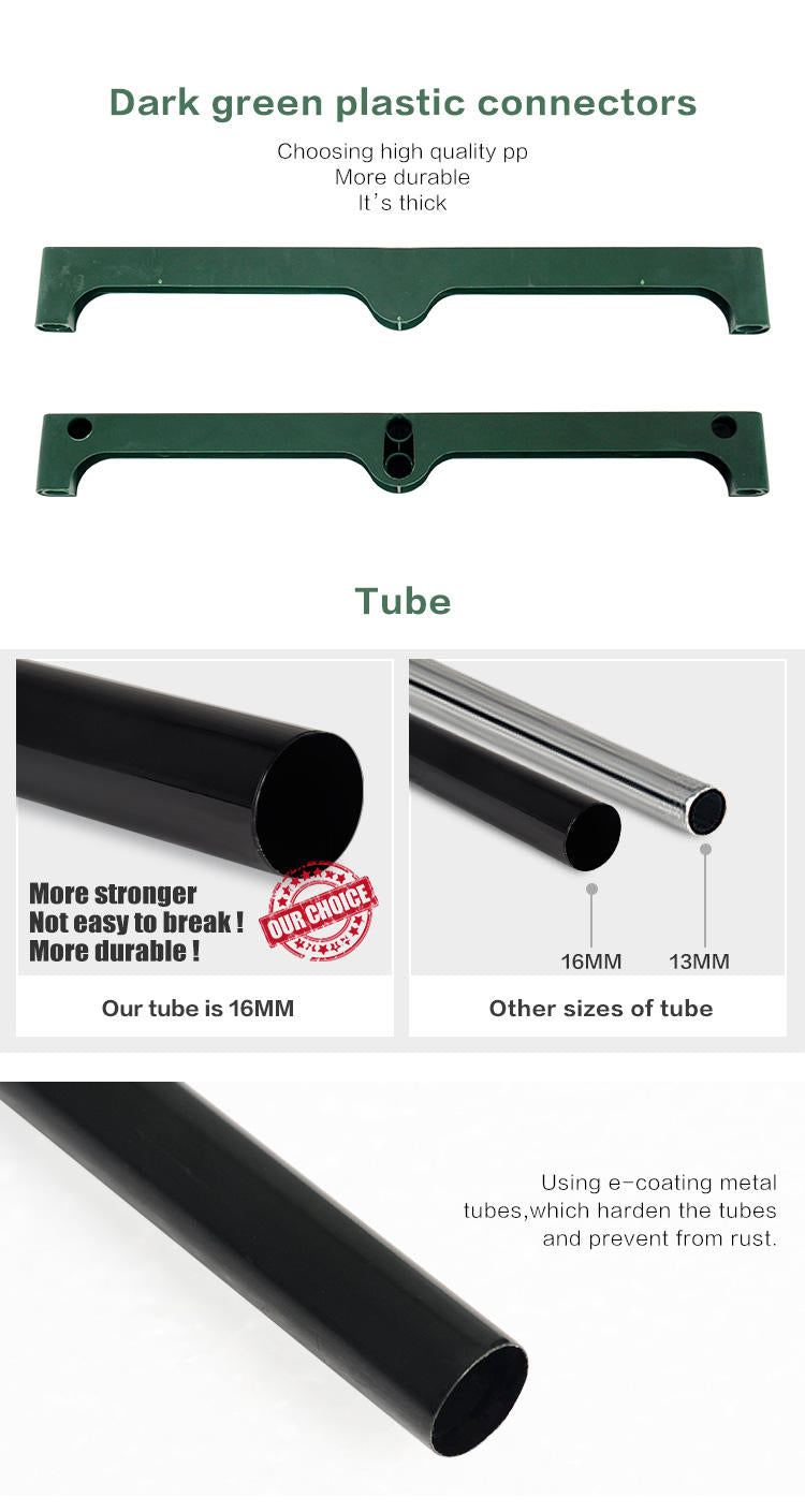Super Tarps PVC Greenhouse Kit – UV Resistant Outdoor Garden Greenhouse with Galvanized Frame
