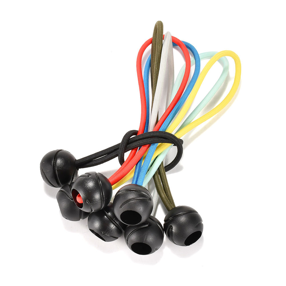 Super Tarps Ball Bungee Cords – Heavy Duty Elastic Tarp Tie Downs (6"–10")