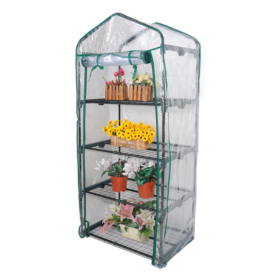 Super Tarps PVC Greenhouse Kit – UV Resistant Outdoor Garden Greenhouse with Galvanized Frame