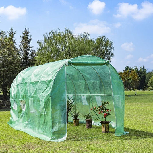 Super Tarps PE Greenhouse Film – UV Resistant Polytunnel Cover (HDPE Grow Tunnel Mesh)