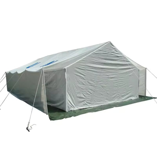 Super Tarps Relief Tunnel Tent – Large Waterproof Emergency Medical Shelter (5.5×3×2m)