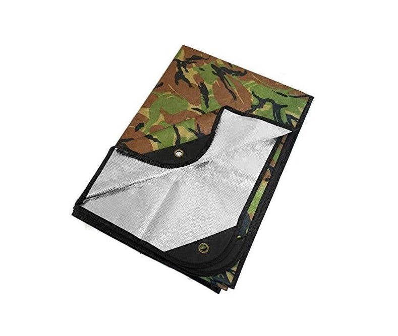 Heavy Duty Survival Blanket – Insulated Thermal Reflective Tarp - 60" x 82". All-Weather, Reusable Emergency Blanket for Car or Camping